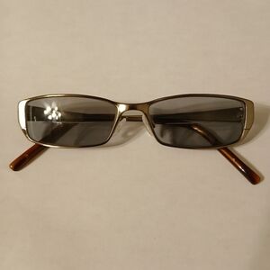 Elle EL18715 Brown, Gunmetal Women's Rectangular Full Rim Eyeglasses 52-15-140